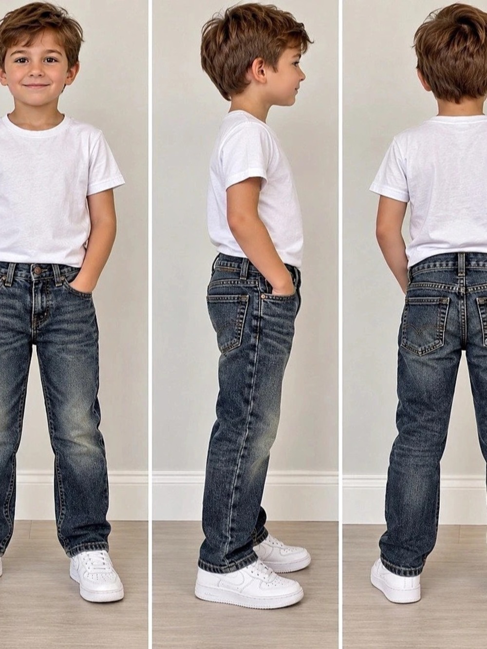 Levi's 216T Skinny Boys Size 10 Blue Skinny Jeans